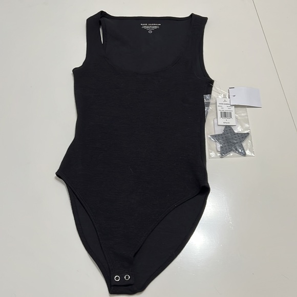 NWT Good American The Feel Good Bodysuit Black Size S - Picture 4 of 12